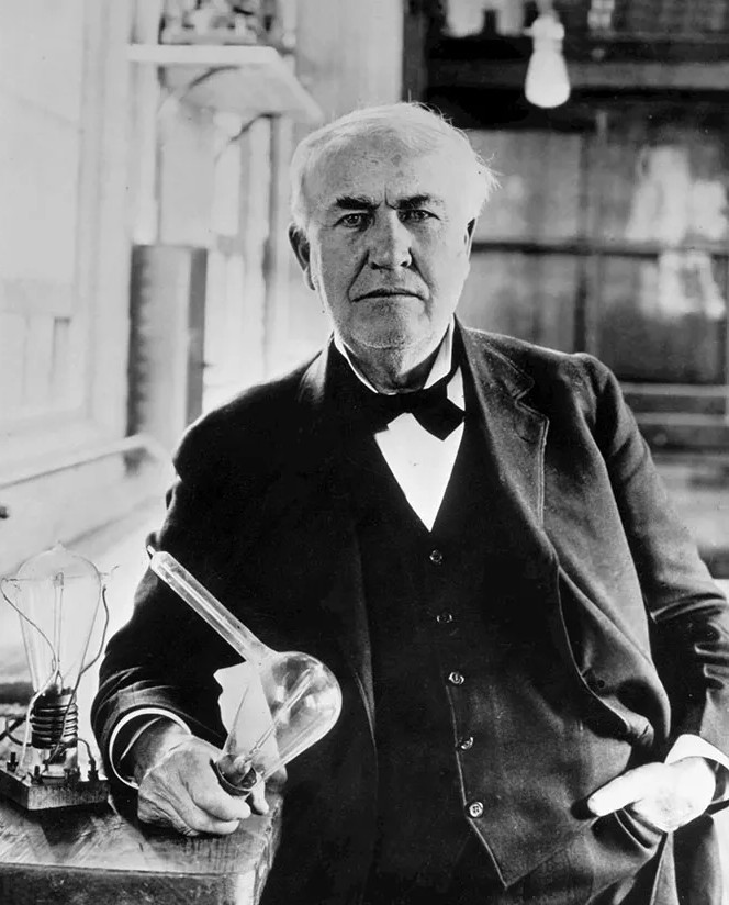 replica Thomas Edison lightbulb